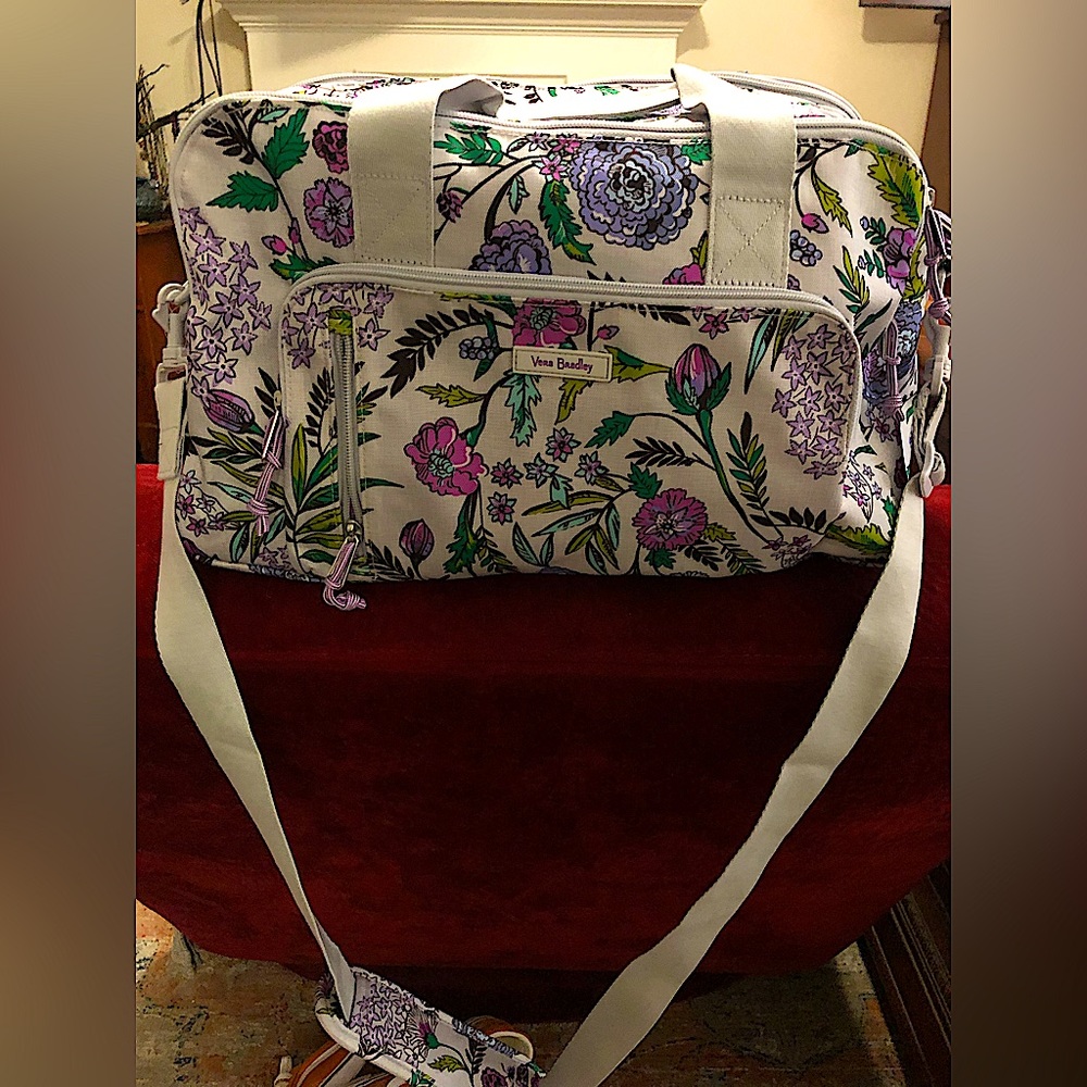 NWOT, Vera Bradley Grand travel bag in “Fresh Cut Flowers”